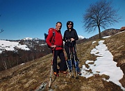 Salita primaverile sulla neve da Avolasio ( 1050 m.) alla SELLA (1450 m.) il 10 aprile 2013  - FOTOGALLERY